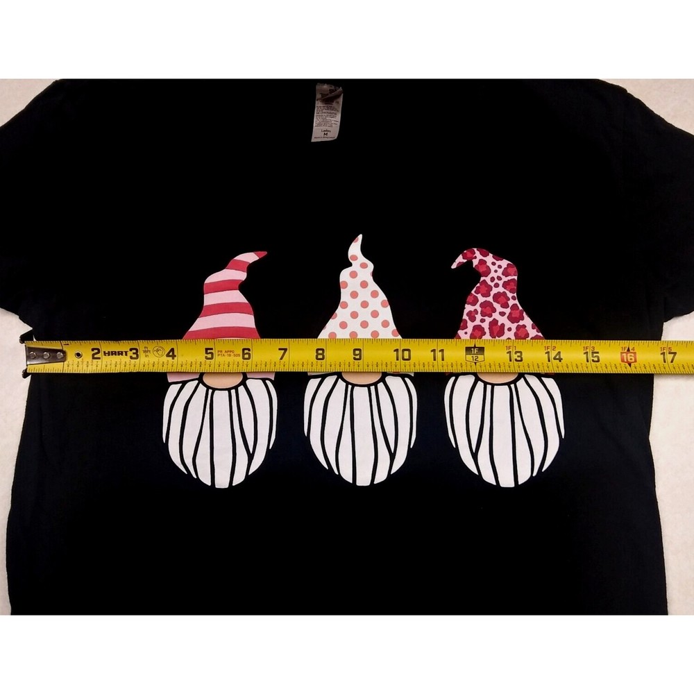 Gnome Elf Dwarf T-Shirt Women's Size M Instant Message Brand Black Short Sleeve - Picture 6 of 7